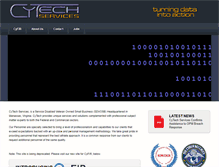 Tablet Screenshot of cytechservices.com